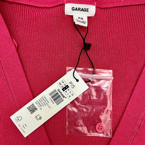 NWT Garage Cropped Cardigan - Picture 3 of 3